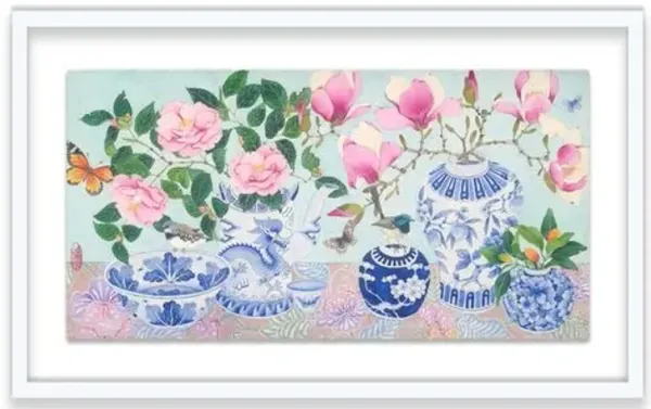 Gabby Malpas - Lavish II Painting - Blue