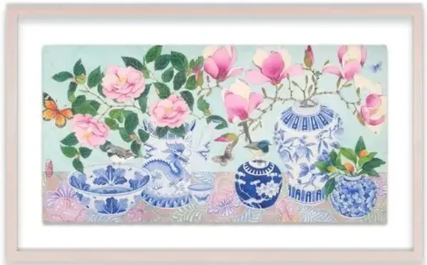 Gabby Malpas - Lavish II Painting - Blue