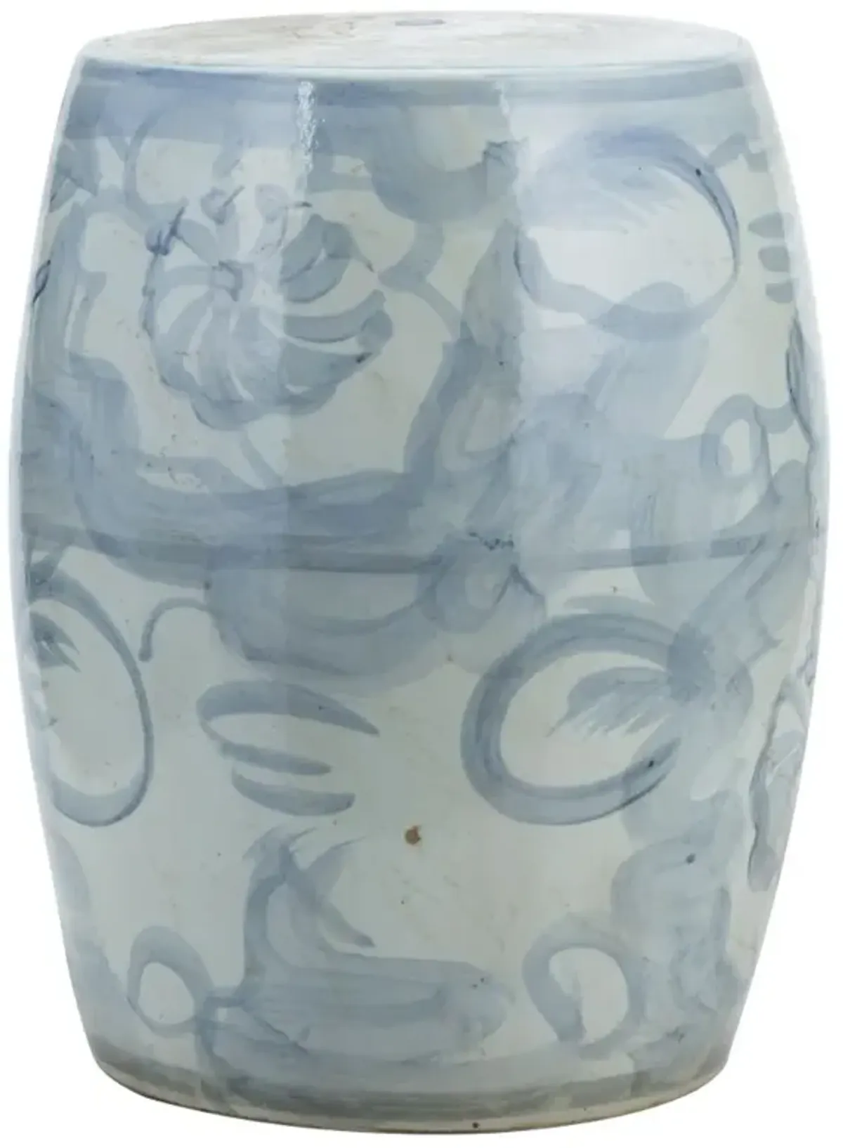 Nola Garden Stool - Blue/White