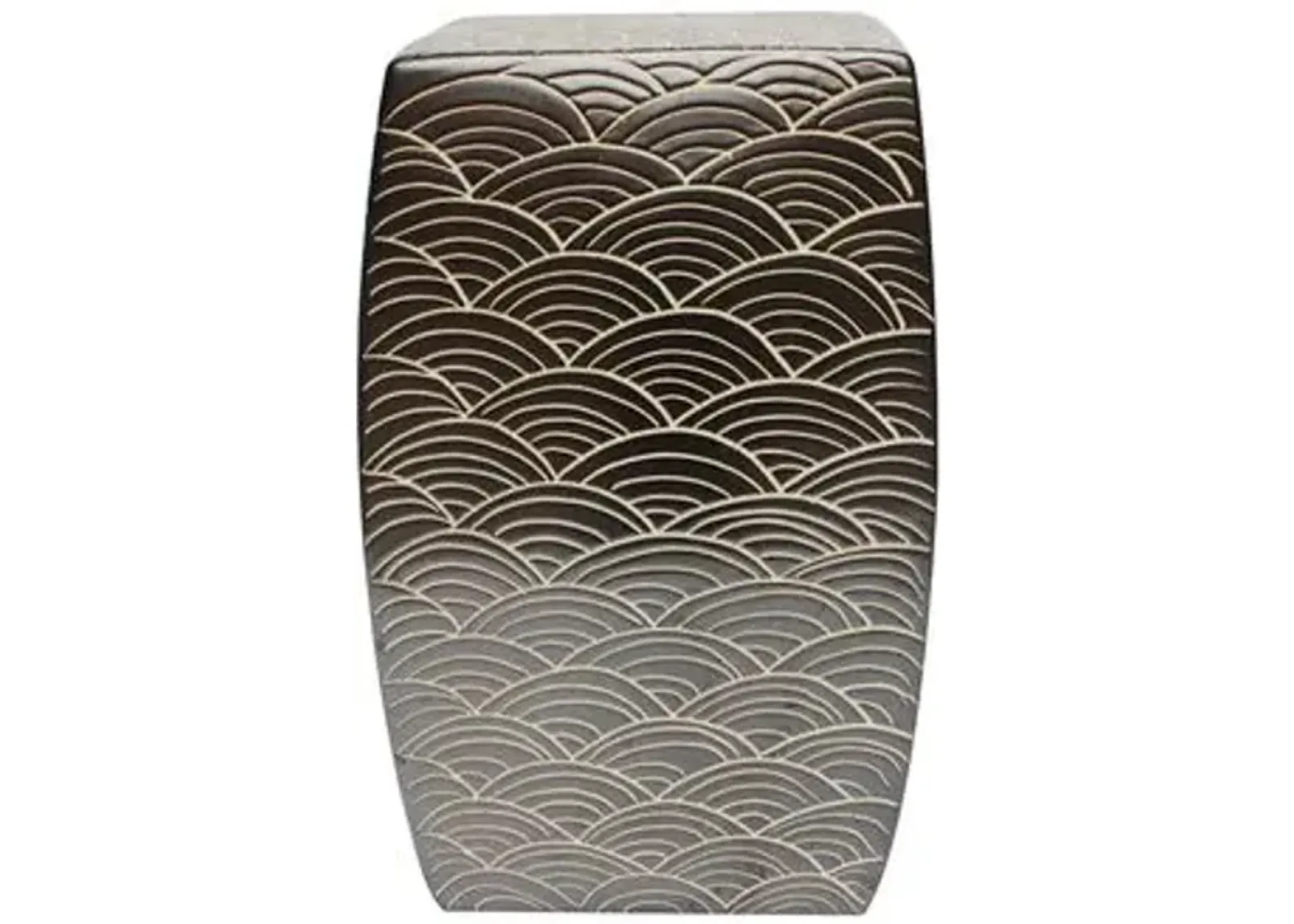 Sikora Garden Stool - Black/White