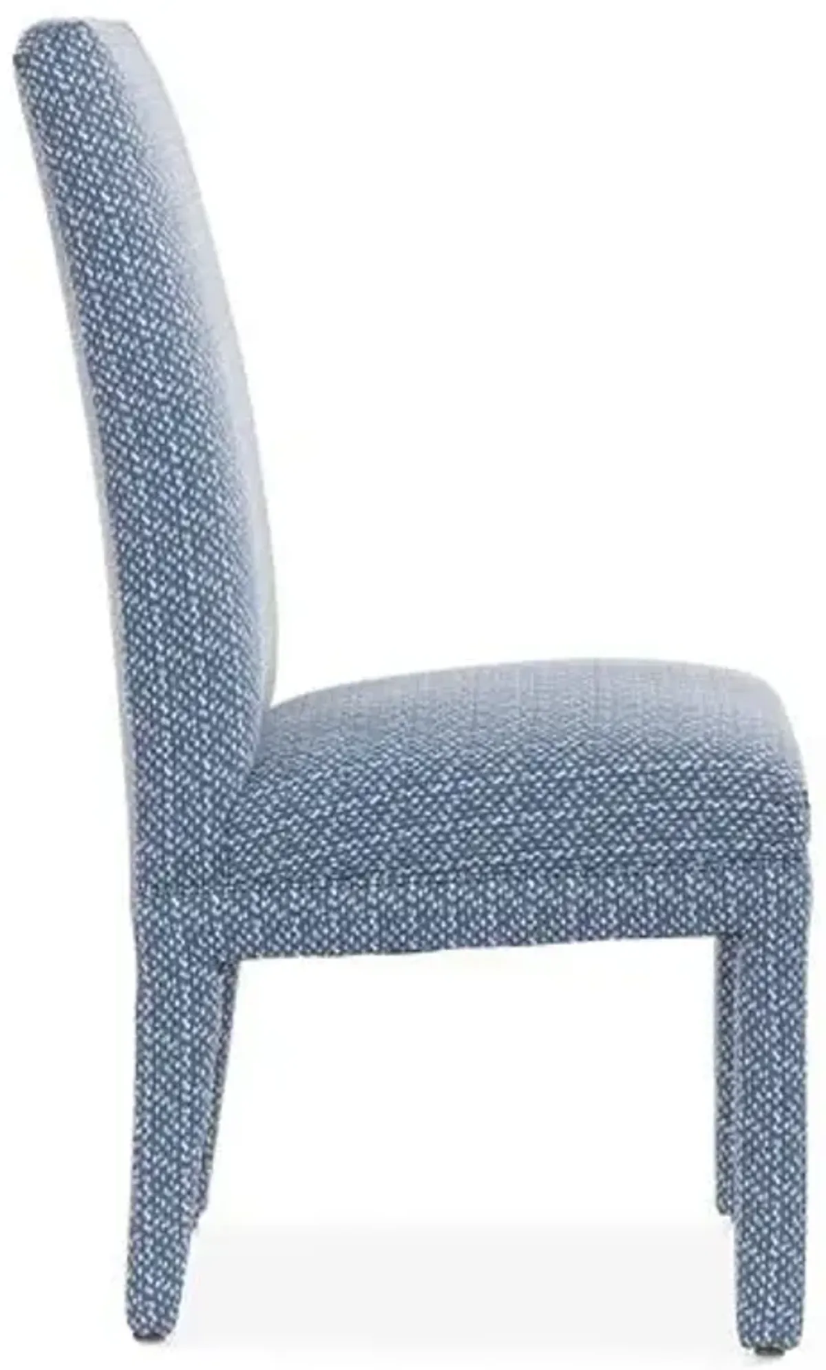 Monroe Side Chair - Navy Spot - Blue