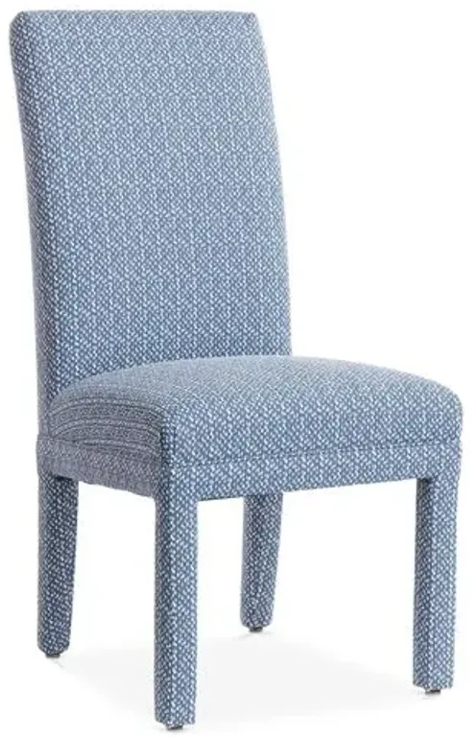 Monroe Side Chair - Navy Spot - Blue