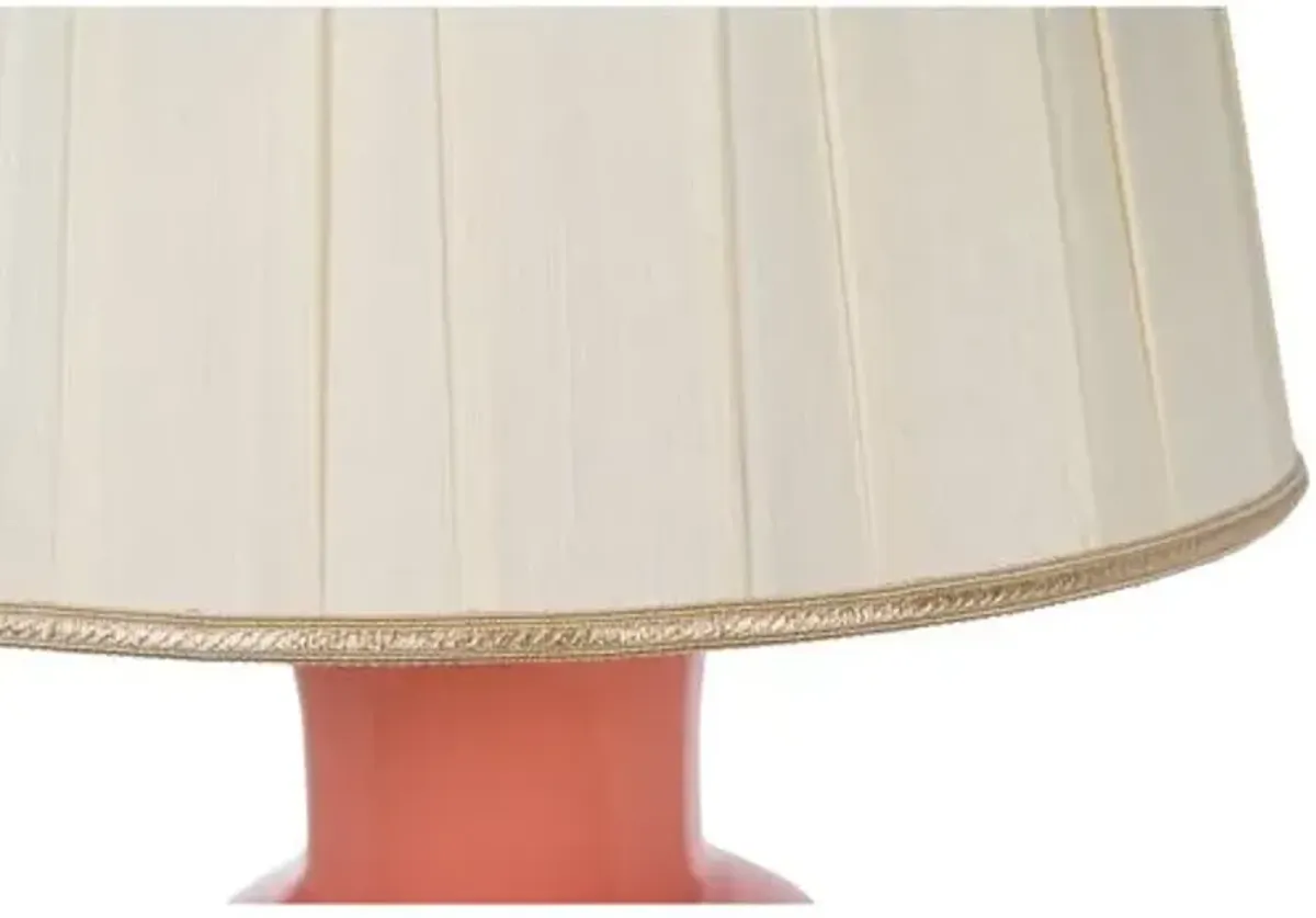 Juliette Table Lamp - Coral - Bradburn Home