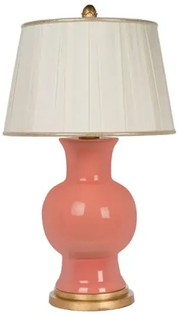 Juliette Table Lamp - Coral - Bradburn Home