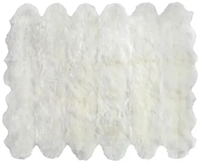 Yarmouth Sheepskin Rug - Ivory - Exquisite Rugs - Ivory