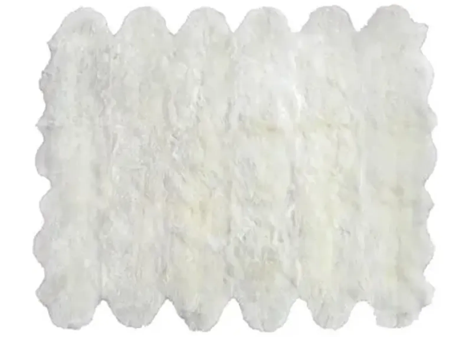 Yarmouth Sheepskin Rug - Ivory - Exquisite Rugs - Ivory