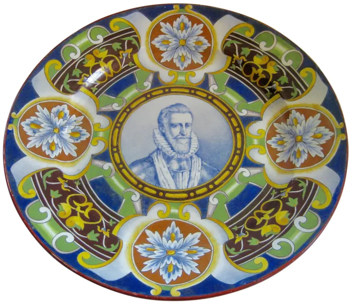 Large 19th C. French Faience Platter - The Emporium Ltd. - Blue