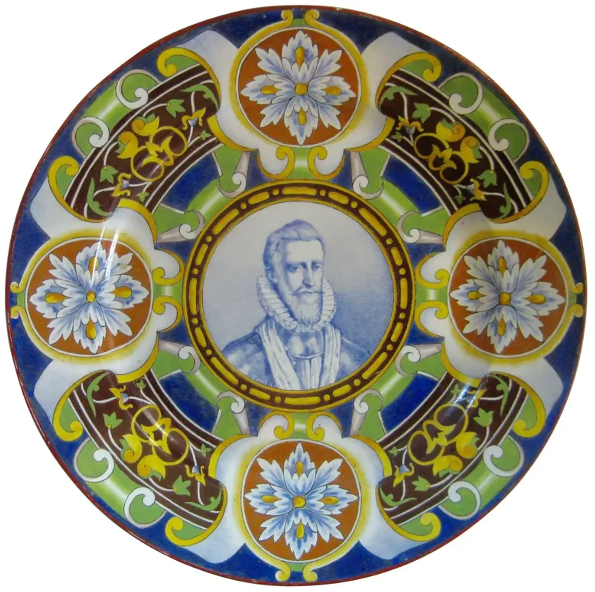 Large 19th C. French Faience Platter - The Emporium Ltd. - Blue