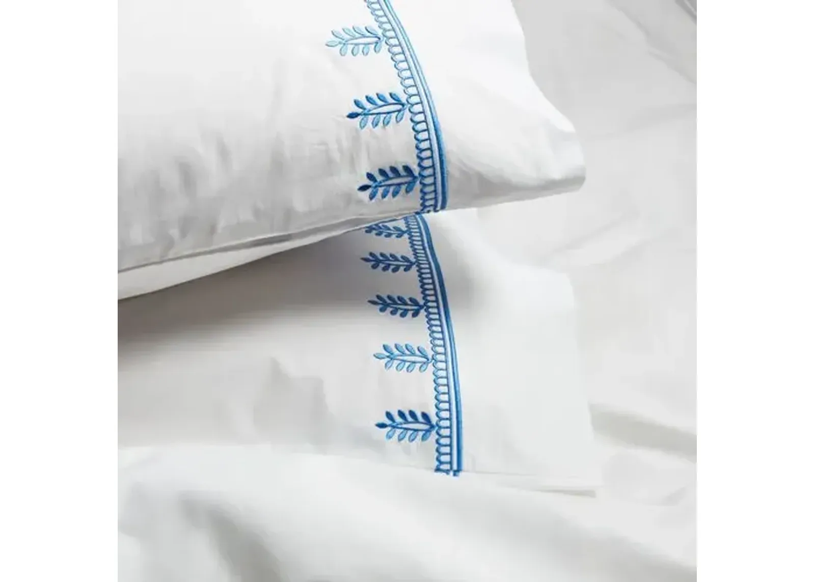 Set of 2 Vivaan Pillowcases - Jay Blue - Hamburg House