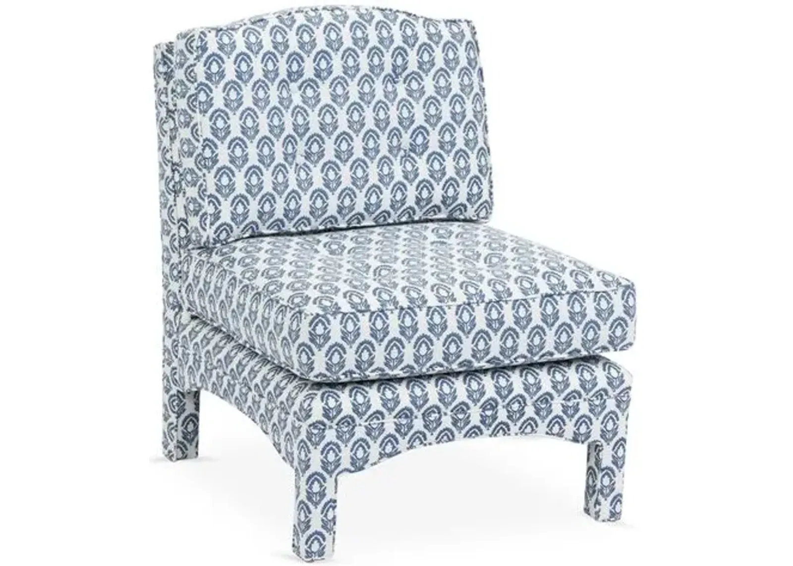 Julien Slipper Chair - Blue