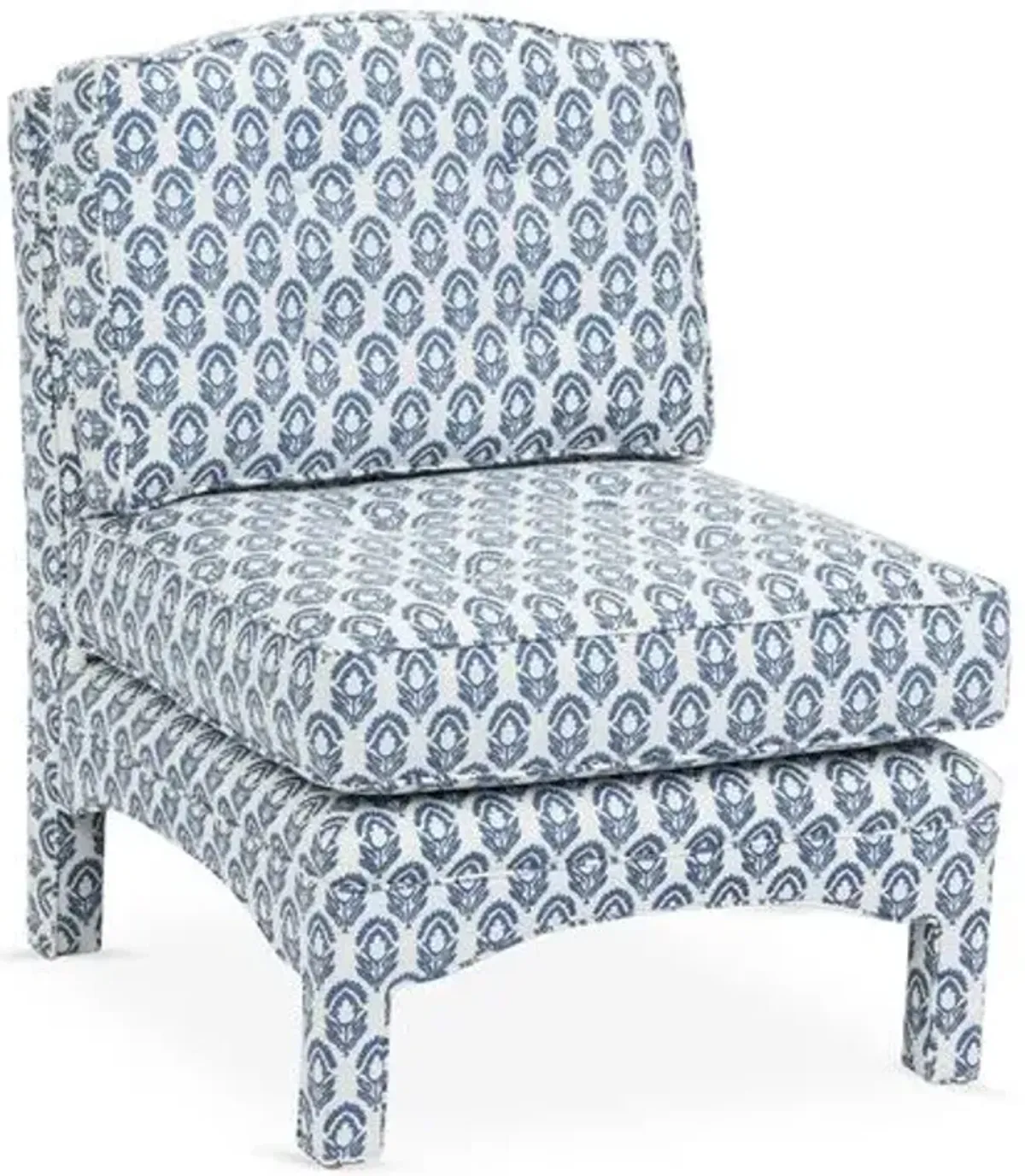 Julien Slipper Chair - Blue