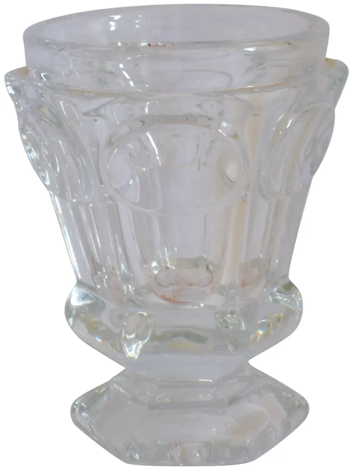 Baccarat Faceted Pedestal Vase - The Emporium Ltd. - Clear