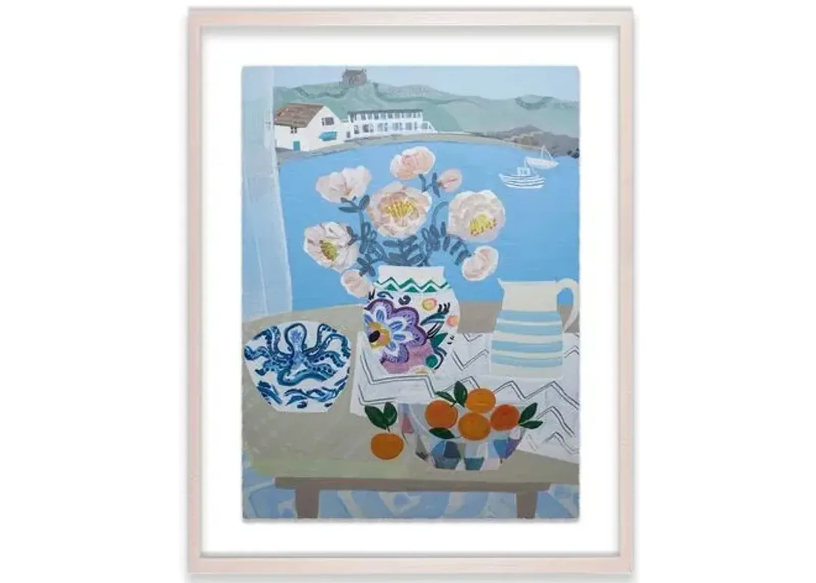 Emma Williams - Camellias and Clementines - Blue