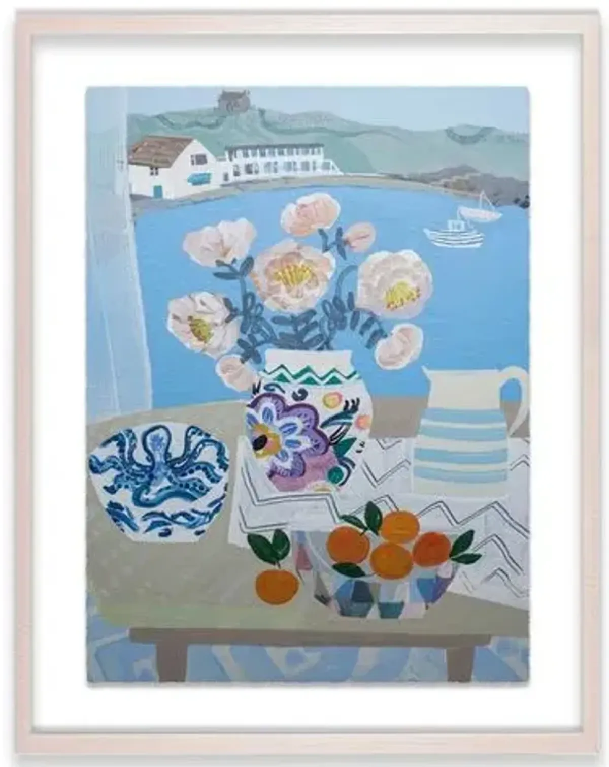 Emma Williams - Camellias and Clementines - Blue