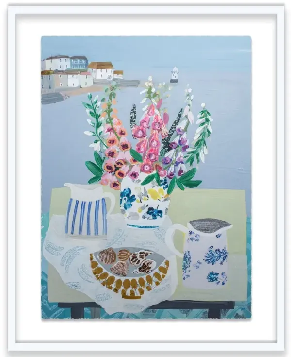 Emma Williams, Foxgloves and Winkles Painting