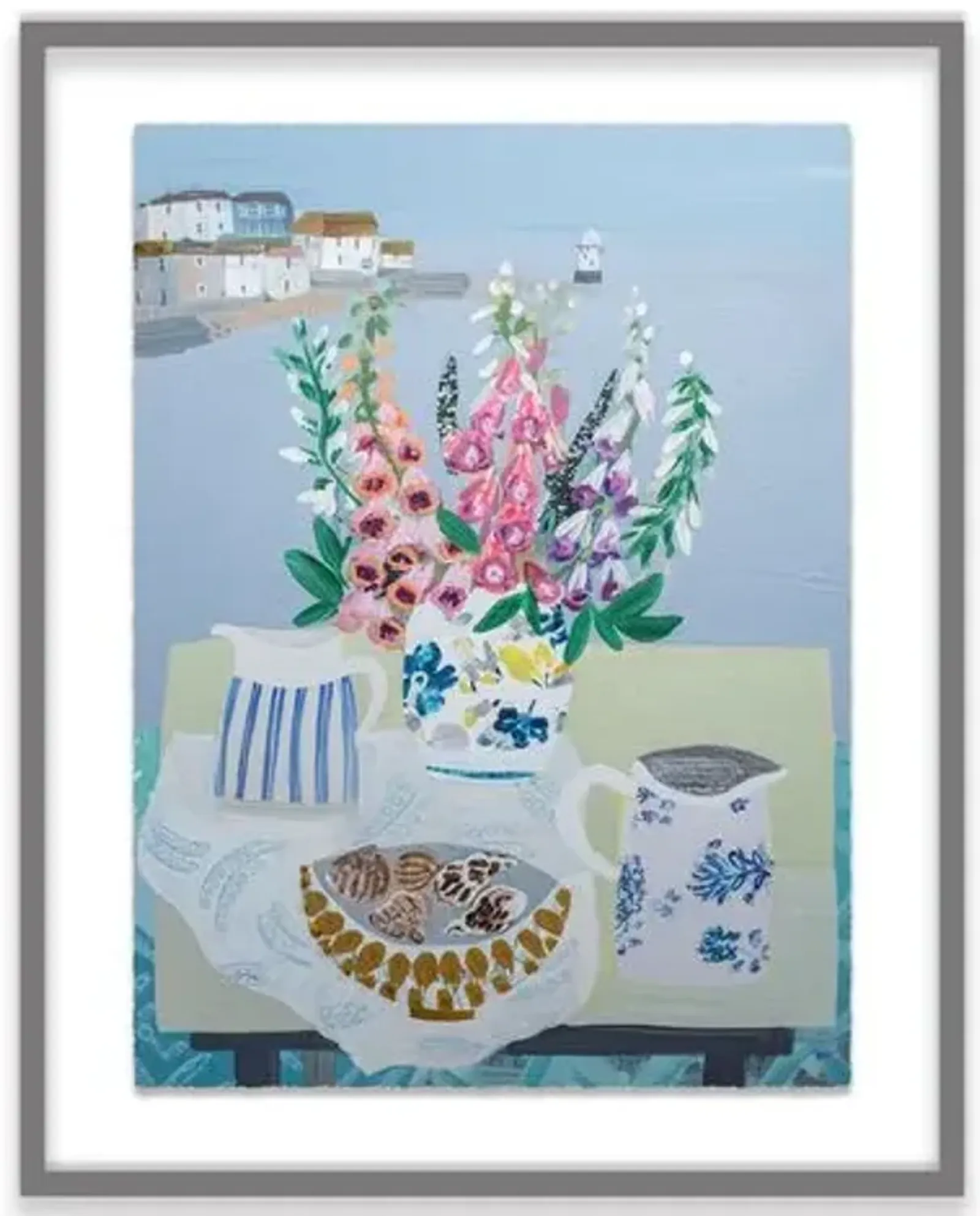 Emma Williams - Foxgloves and Winkles - Blue