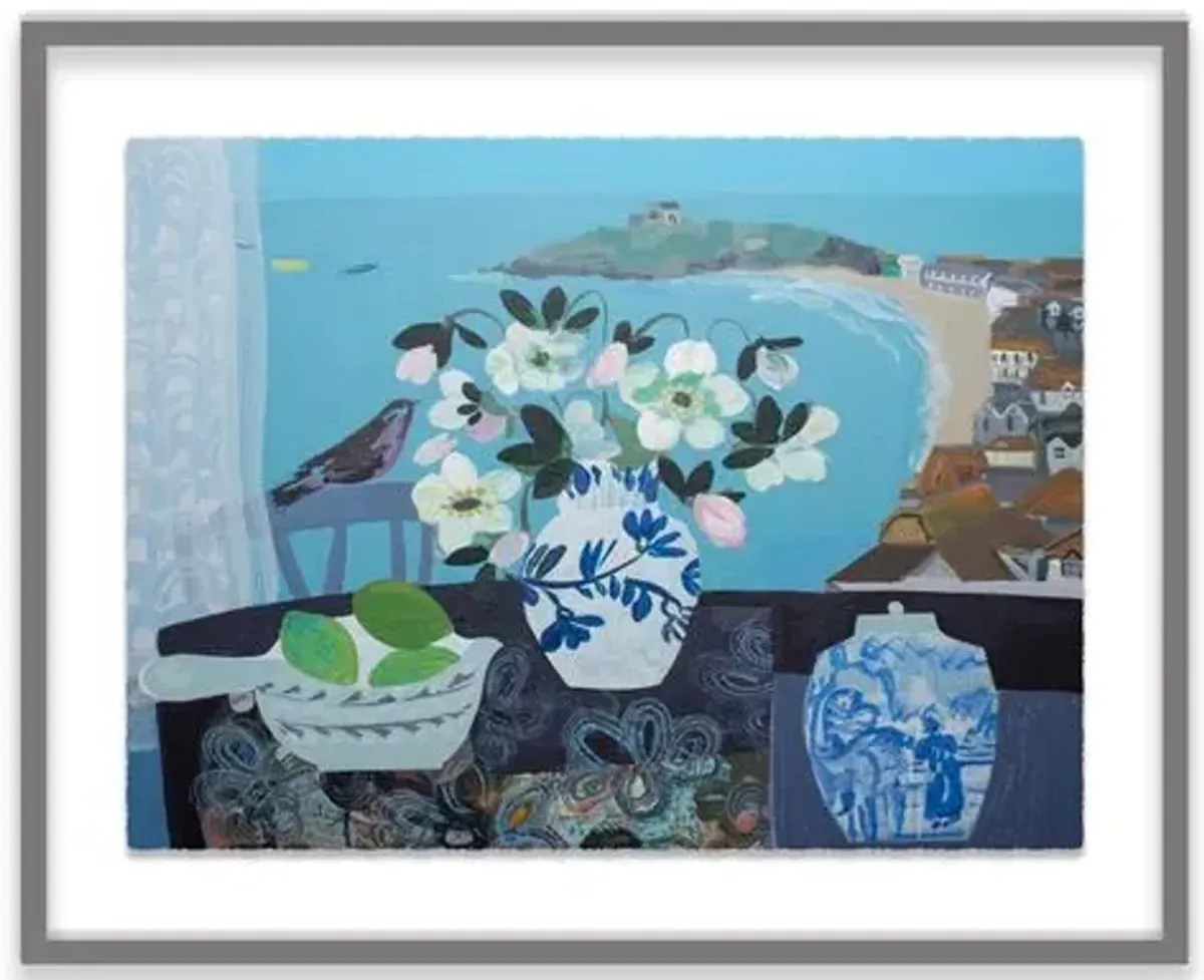 Emma Williams - Hellebores and Limes - Blue