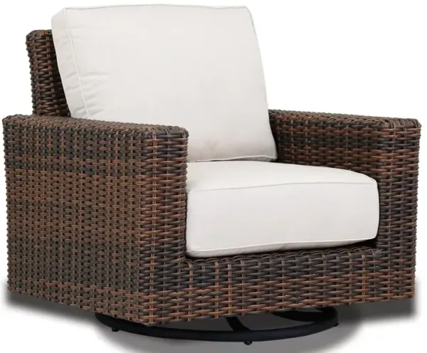 Montana Outdoor Aluminum/Resin Wicker Swivel Rocker Club Chair