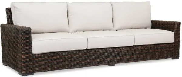 Montana Outdoor Aluminum/Resin Wicker 3-Seat Sofa