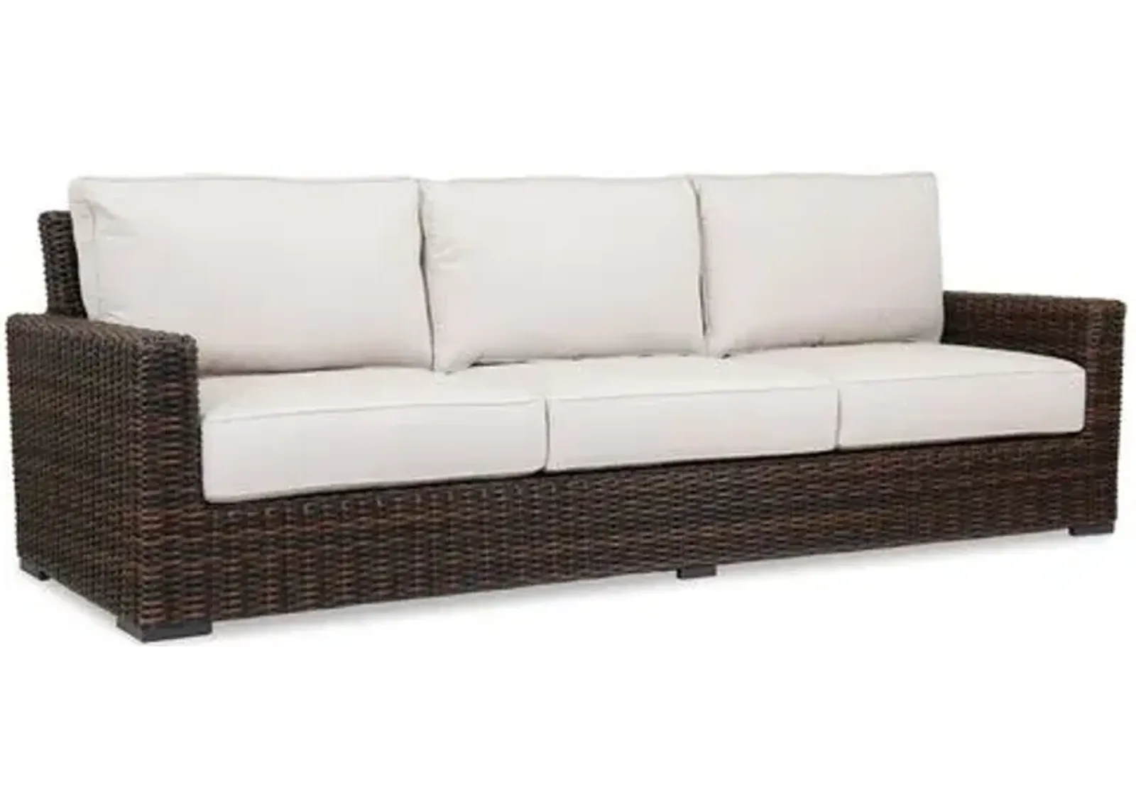 Montana Outdoor Sofa - Brown/Canvas