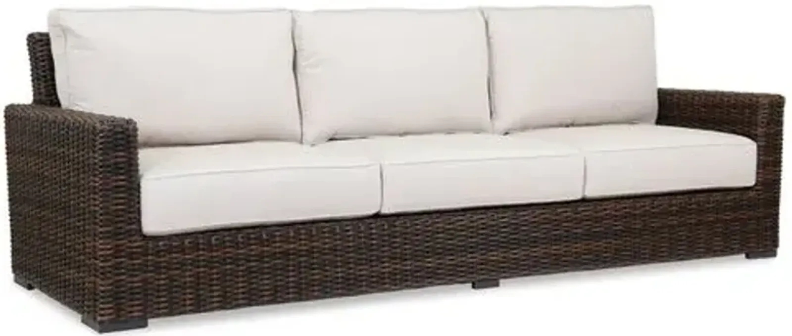 Montana Outdoor Sofa - Brown/Canvas