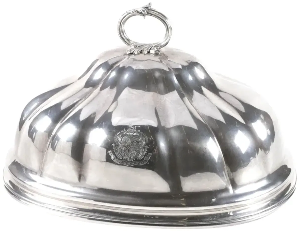 19th-C. Sheffield Plate Dome Cover - Antiquarian Art Company - Silver