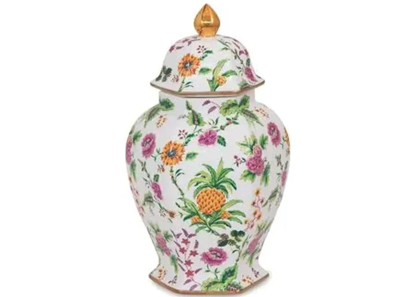 Portsmouth Pineapple Jar - Pink - Port 68 - Multi