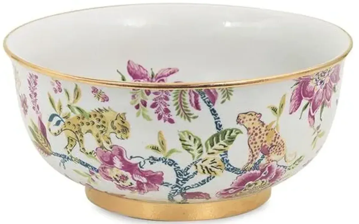 15" Braganza Basin Bowl - Pink - Port 68