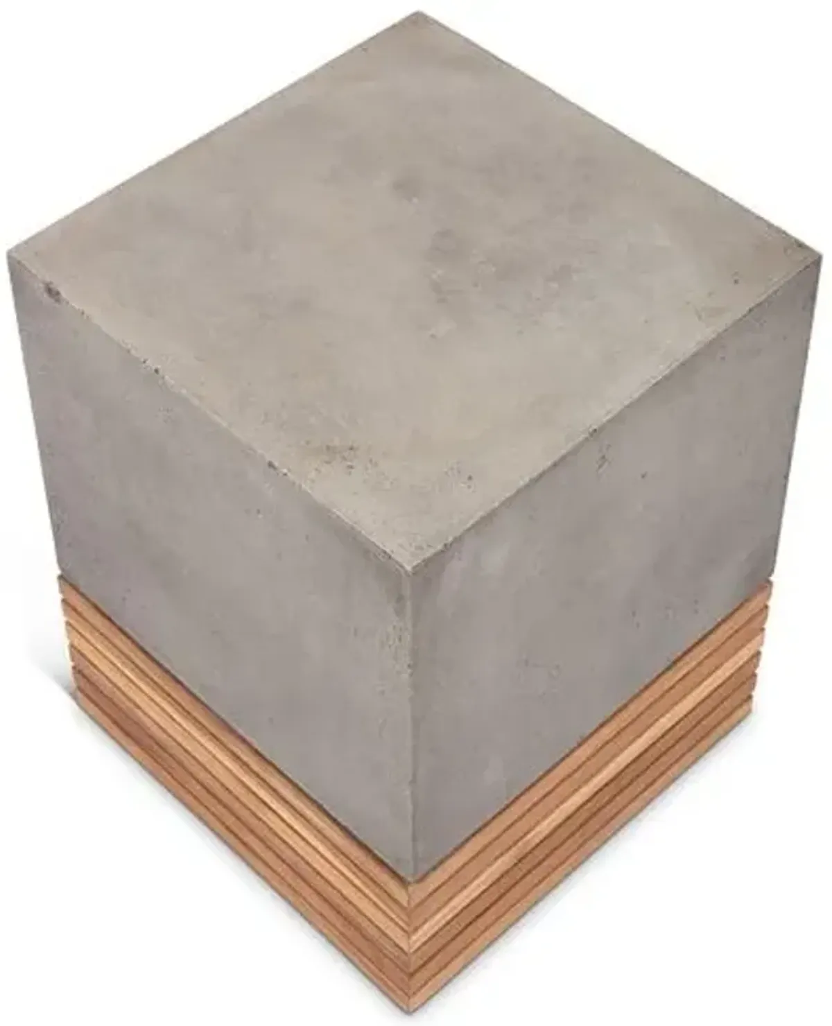 Marty Outdoor Concrete Stool - Natural/Gray