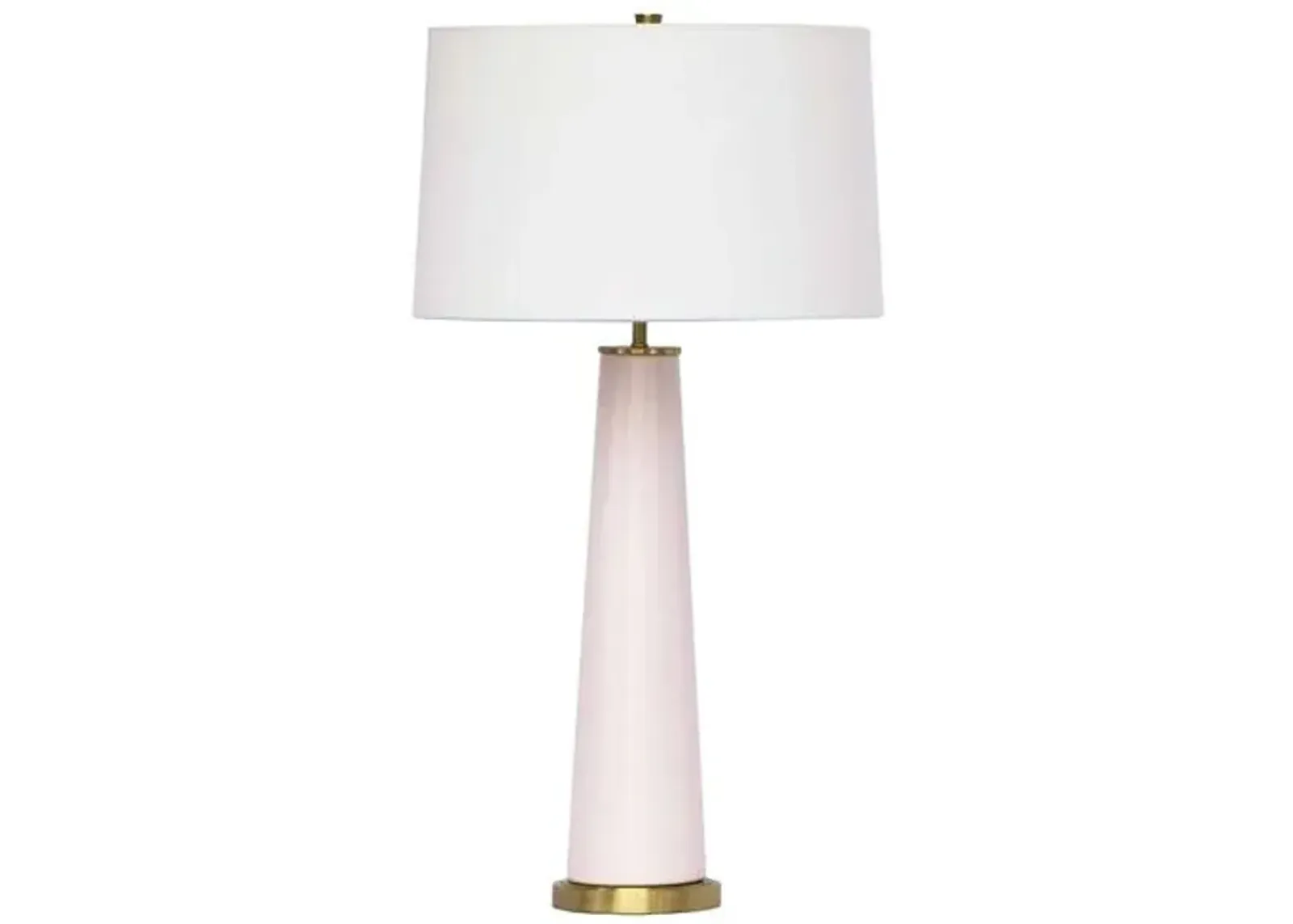 Audrey Ceramic Table Lamp - Blush - Regina Andrew