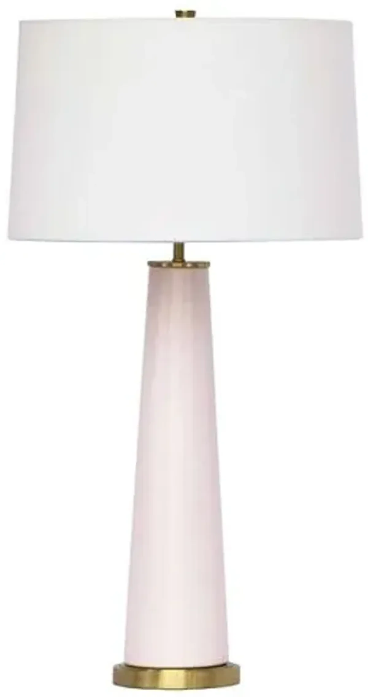 Audrey Ceramic Table Lamp - Blush - Regina Andrew