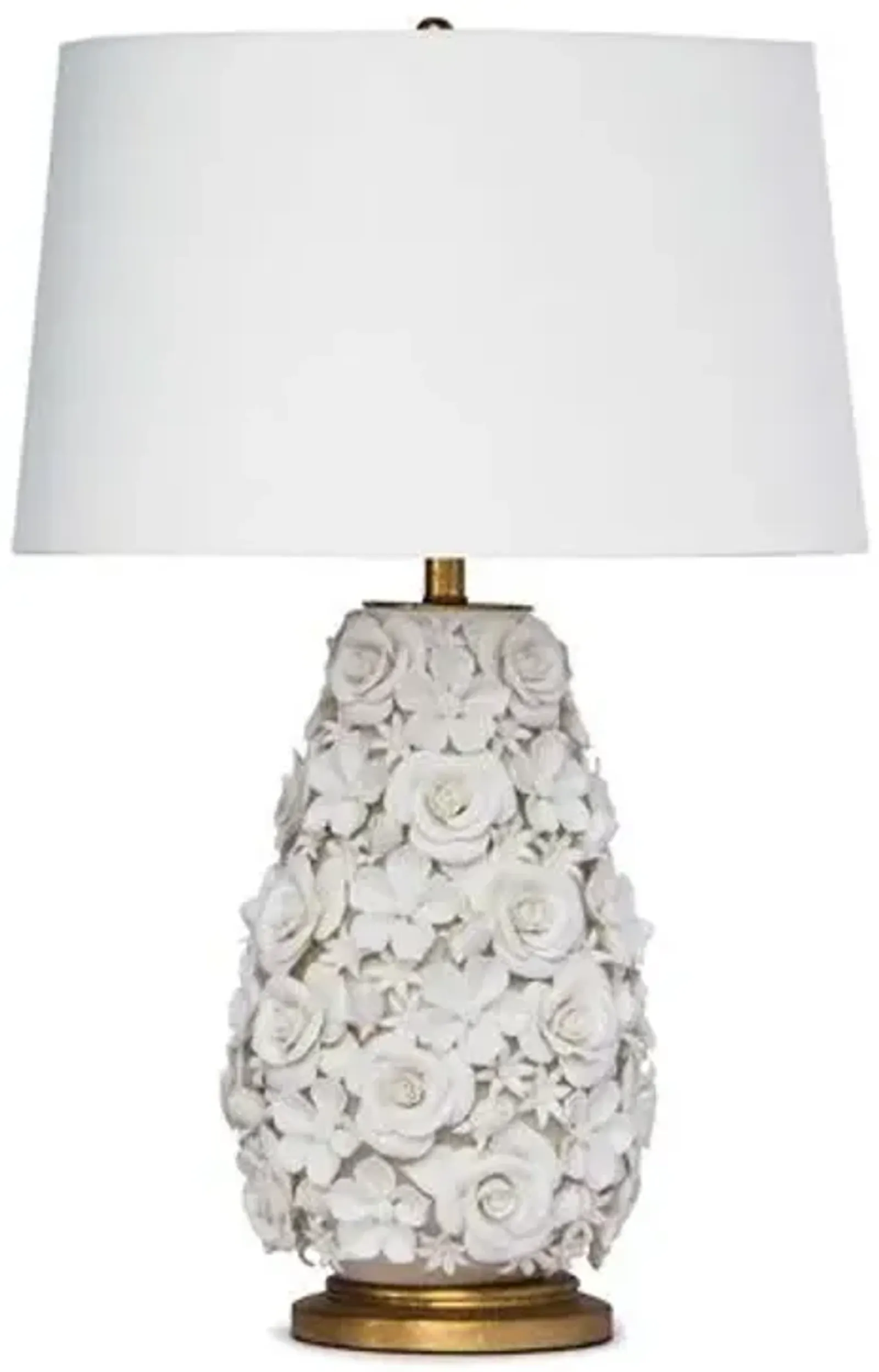 Alice Flower Table Lamp - White - Regina Andrew