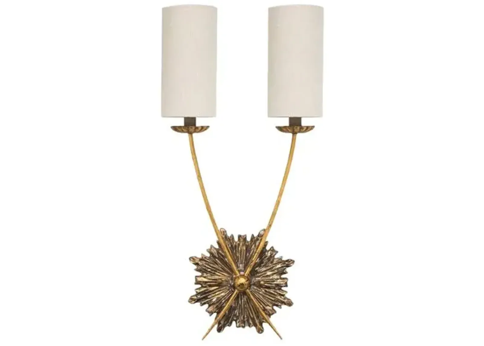 Southern Living Louis Sconce - Antiqued Gold - Regina Andrew