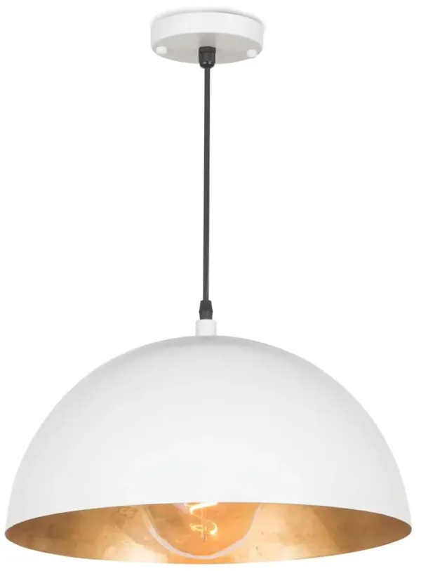 Sigmund Pendant - White/Gold - Regina Andrew