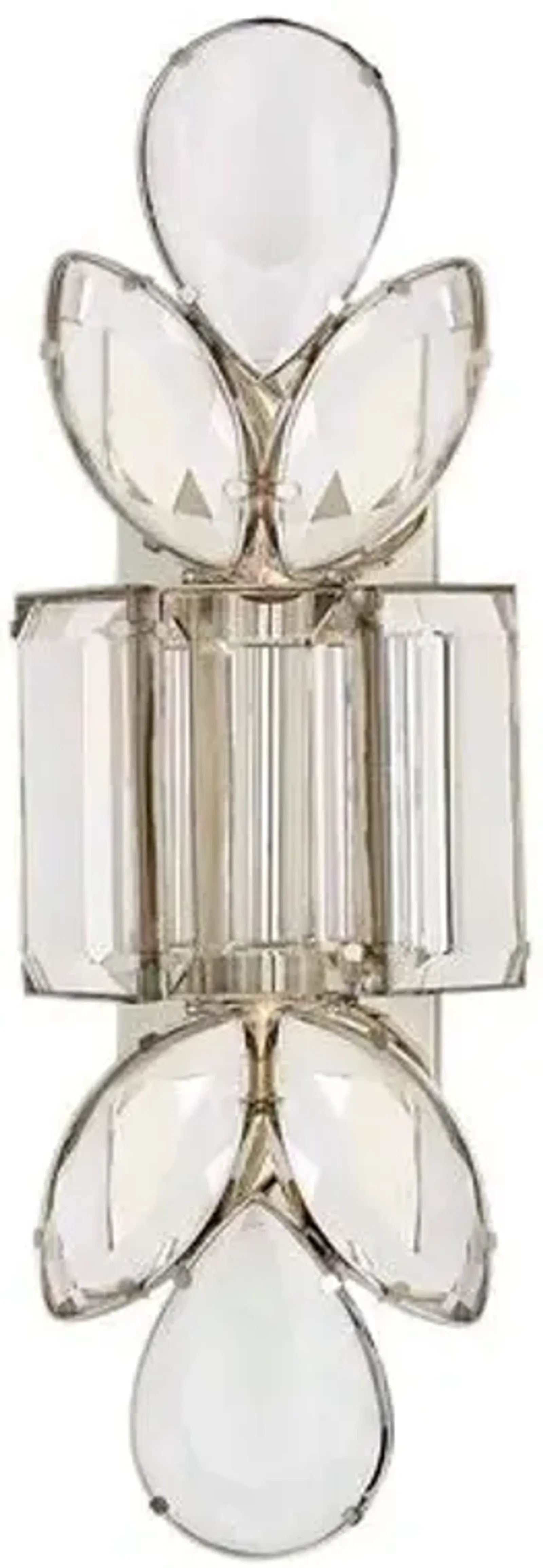 Visual Comfort - Lloyd Large Jeweled Sconce - Clear