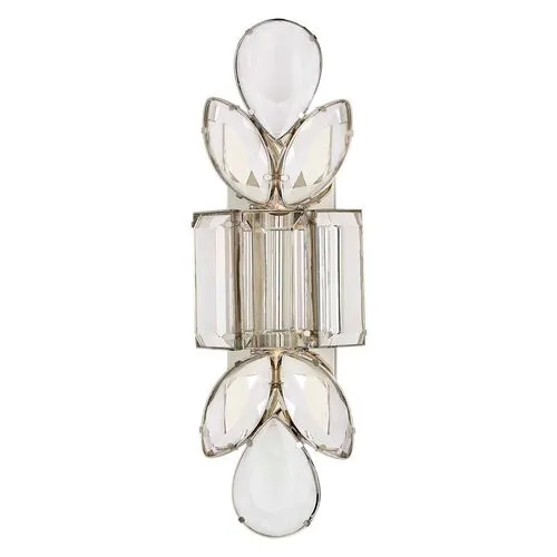 Visual Comfort - Lloyd Large Jeweled Sconce - Clear