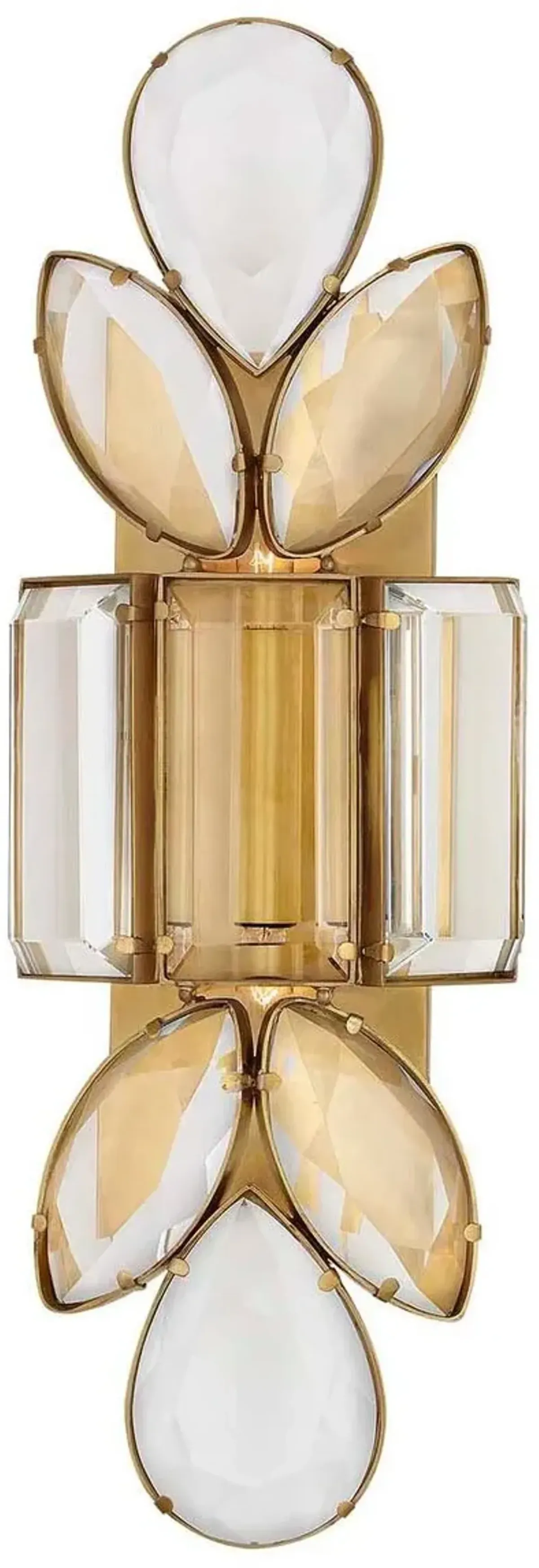 Visual Comfort - Lloyd Large Jeweled Sconce - Clear