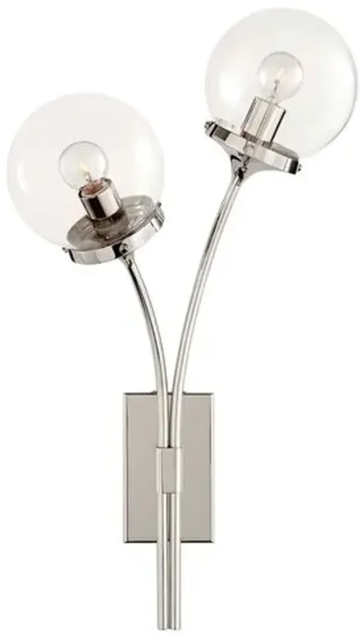 Visual Comfort - Prescott Left Sconce - Silver