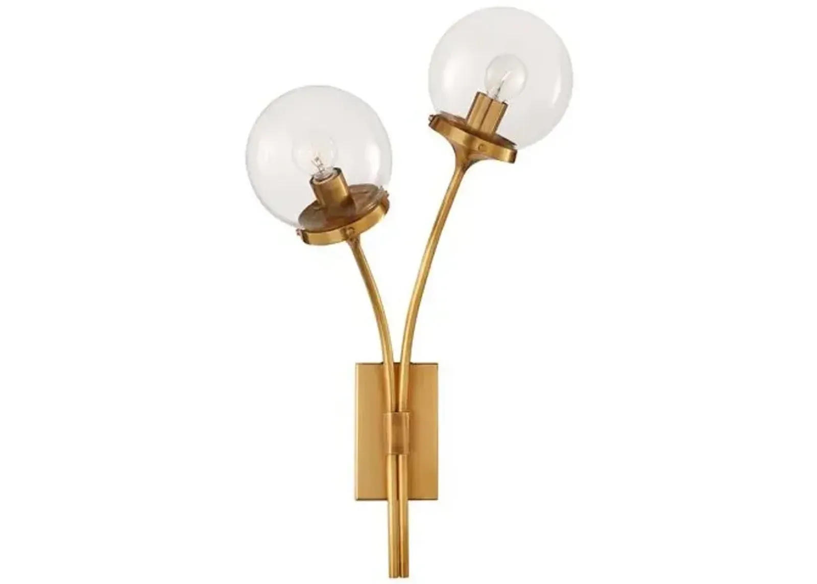 Visual Comfort - Prescott Left Sconce - Gold