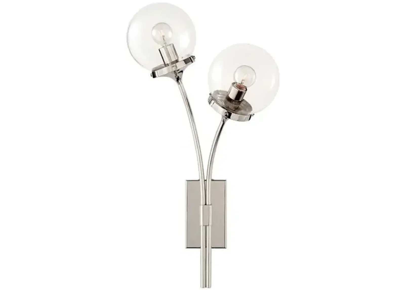 Visual Comfort - Prescott Right Sconce - Silver