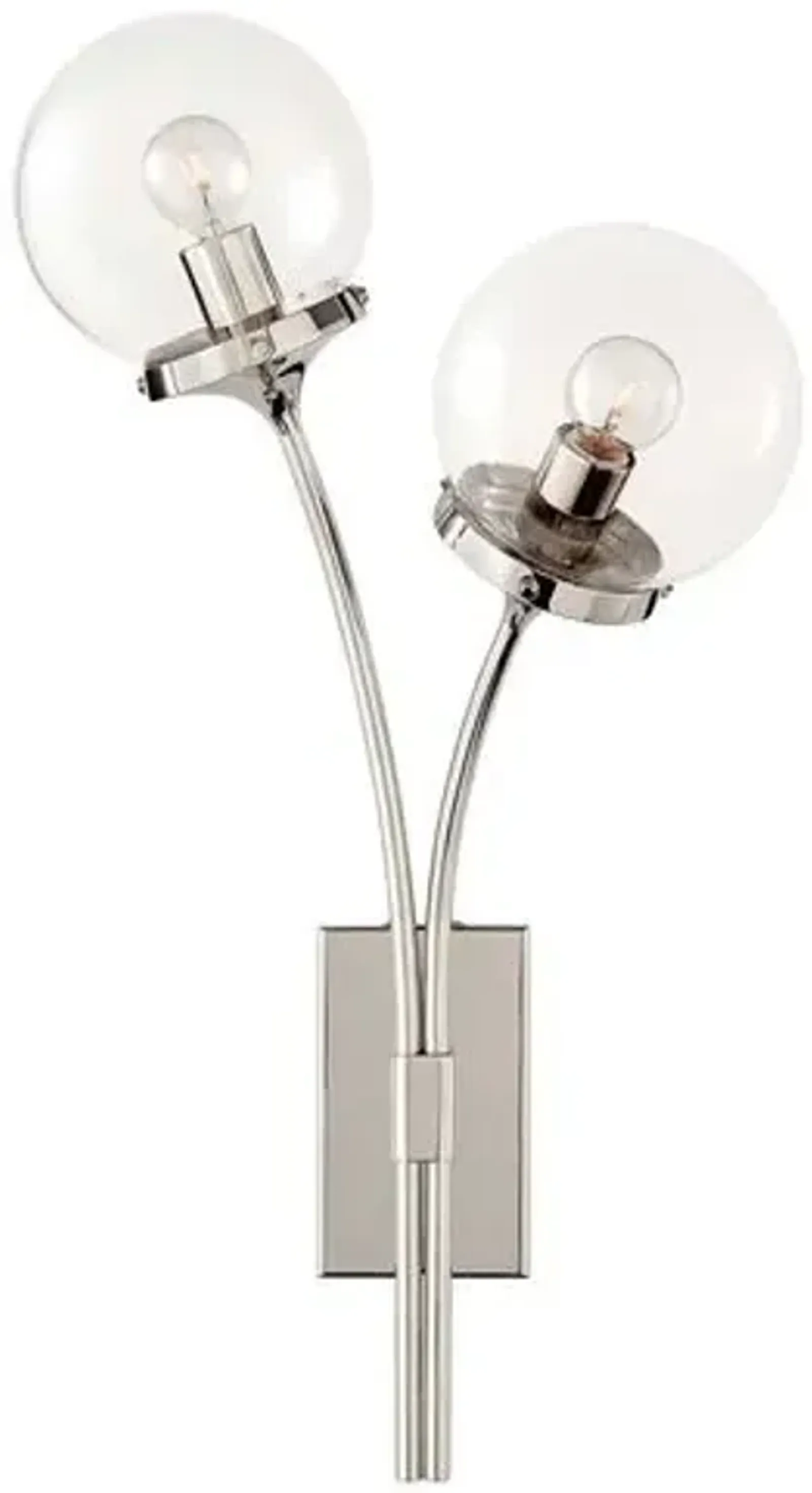 Visual Comfort - Prescott Right Sconce - Silver