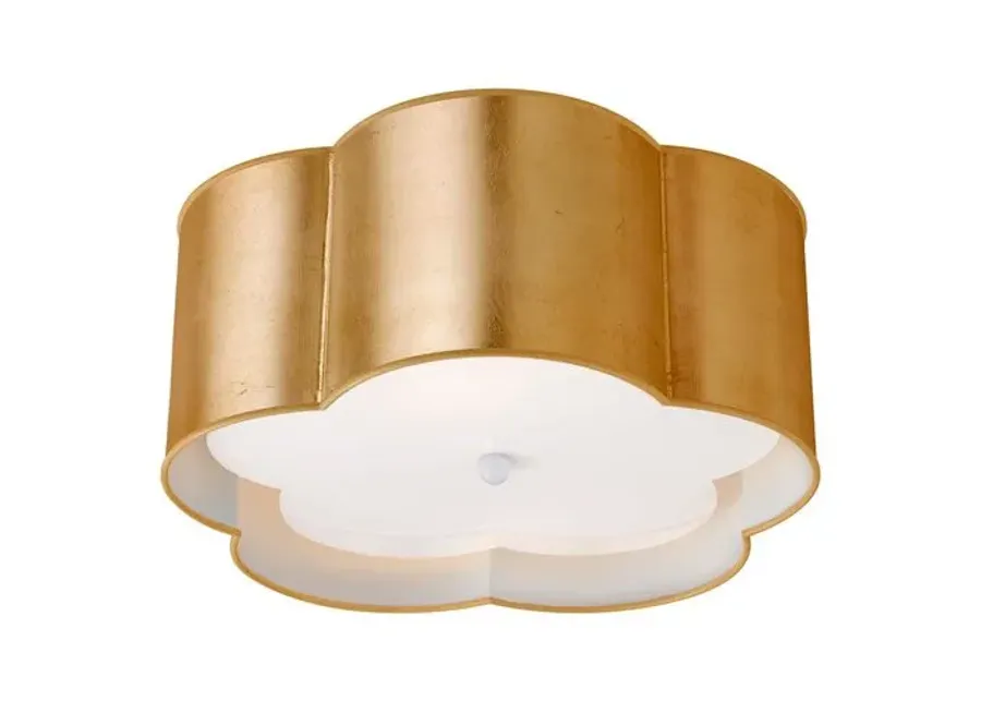 Visual Comfort - Bryce Medium Flush Mount - Gold