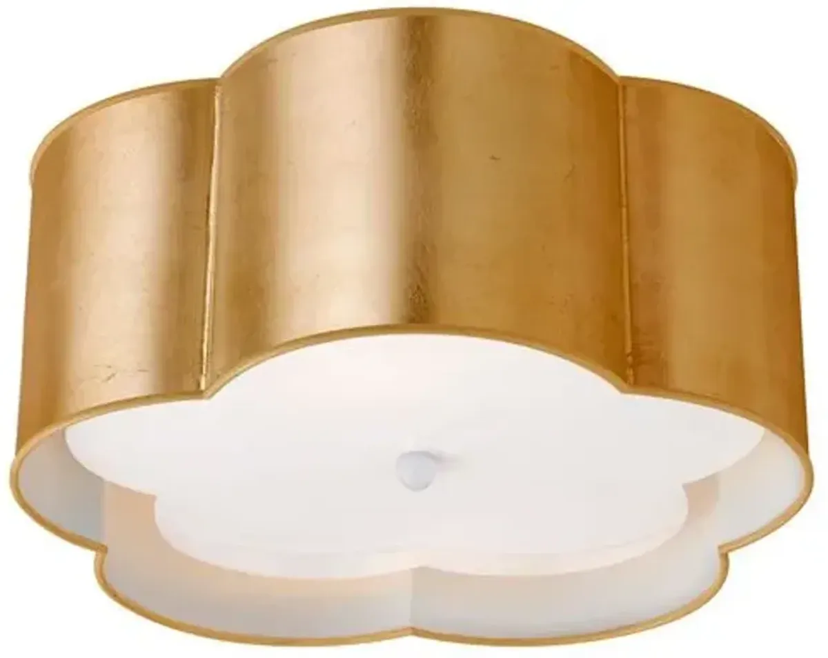 Visual Comfort - Bryce Medium Flush Mount - Gold