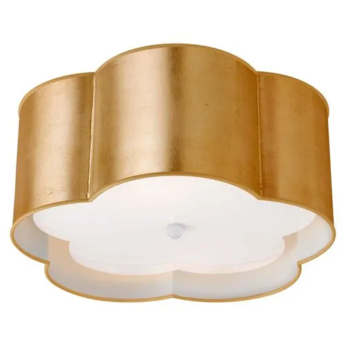 Visual Comfort - Bryce Medium Flush Mount - Gold