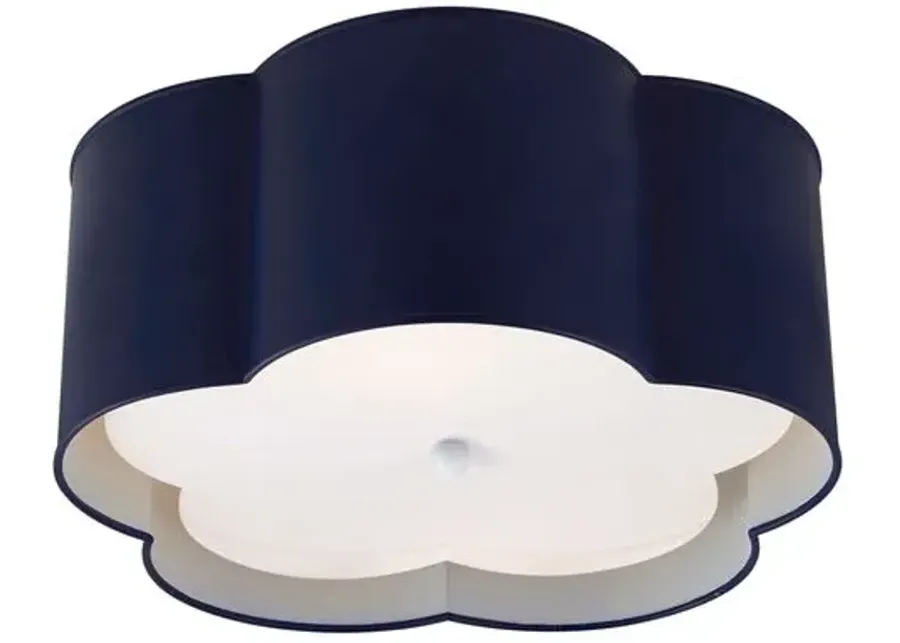 Visual Comfort - Bryce Medium Flush Mount - Blue