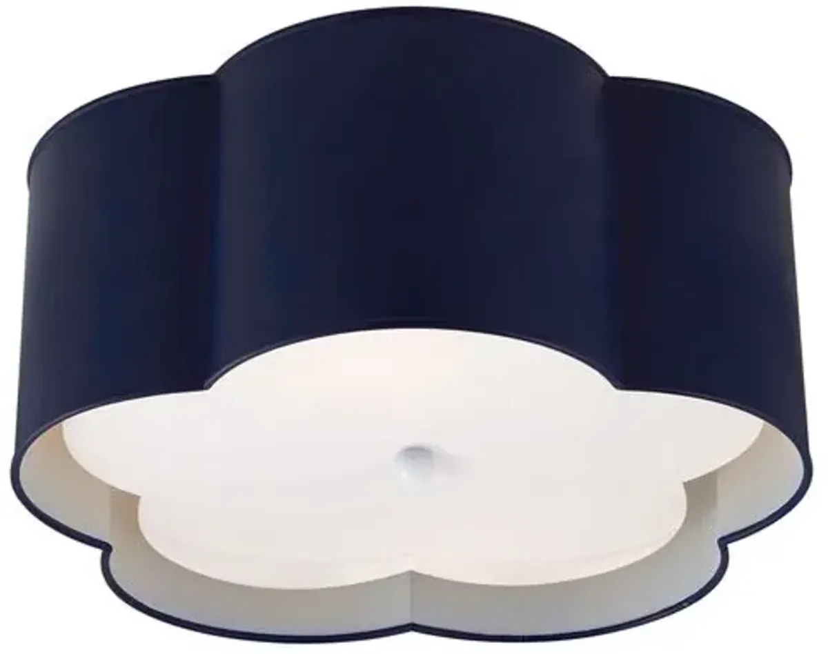 Visual Comfort - Bryce Medium Flush Mount - Blue