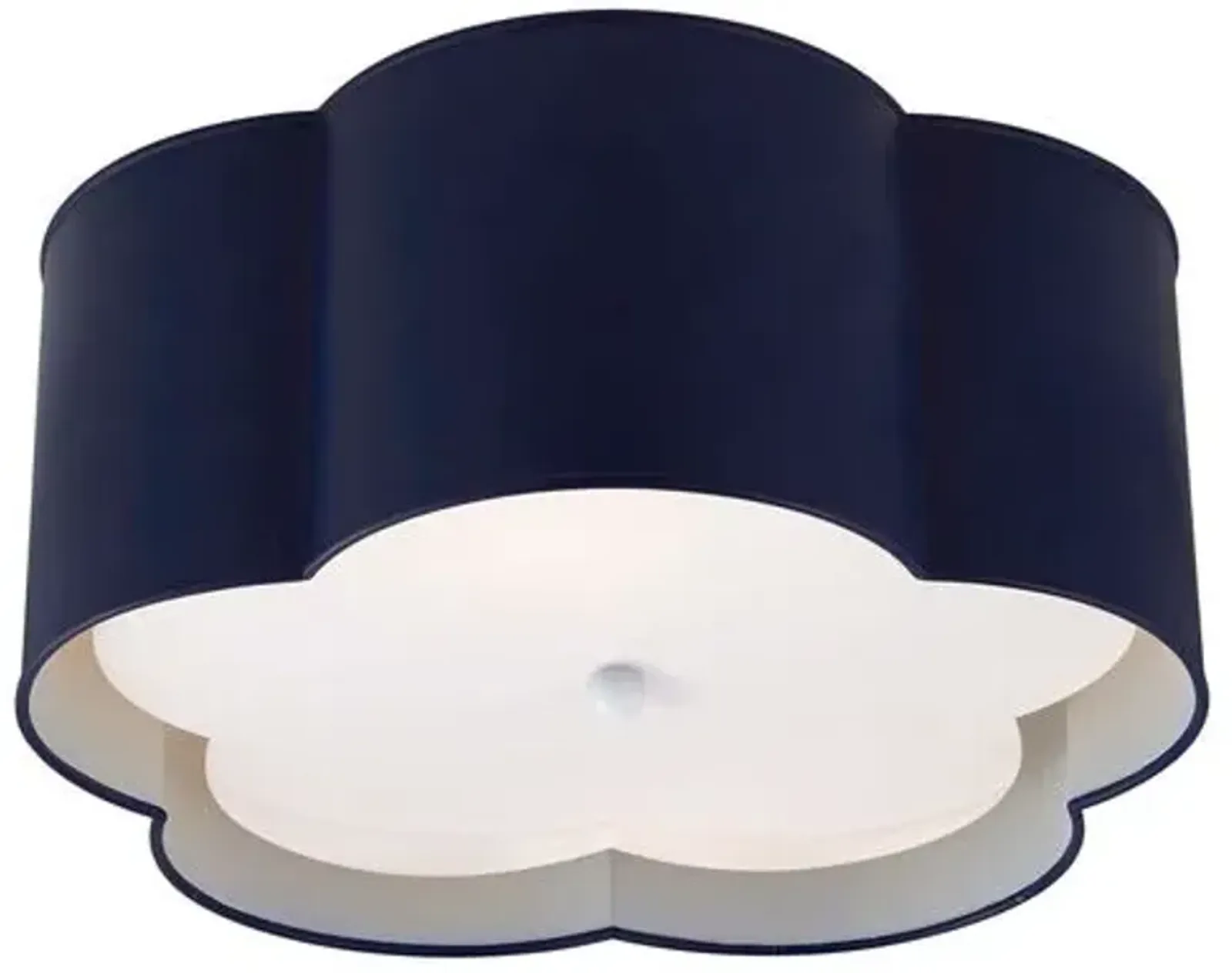 Visual Comfort - Bryce Medium Flush Mount - Blue