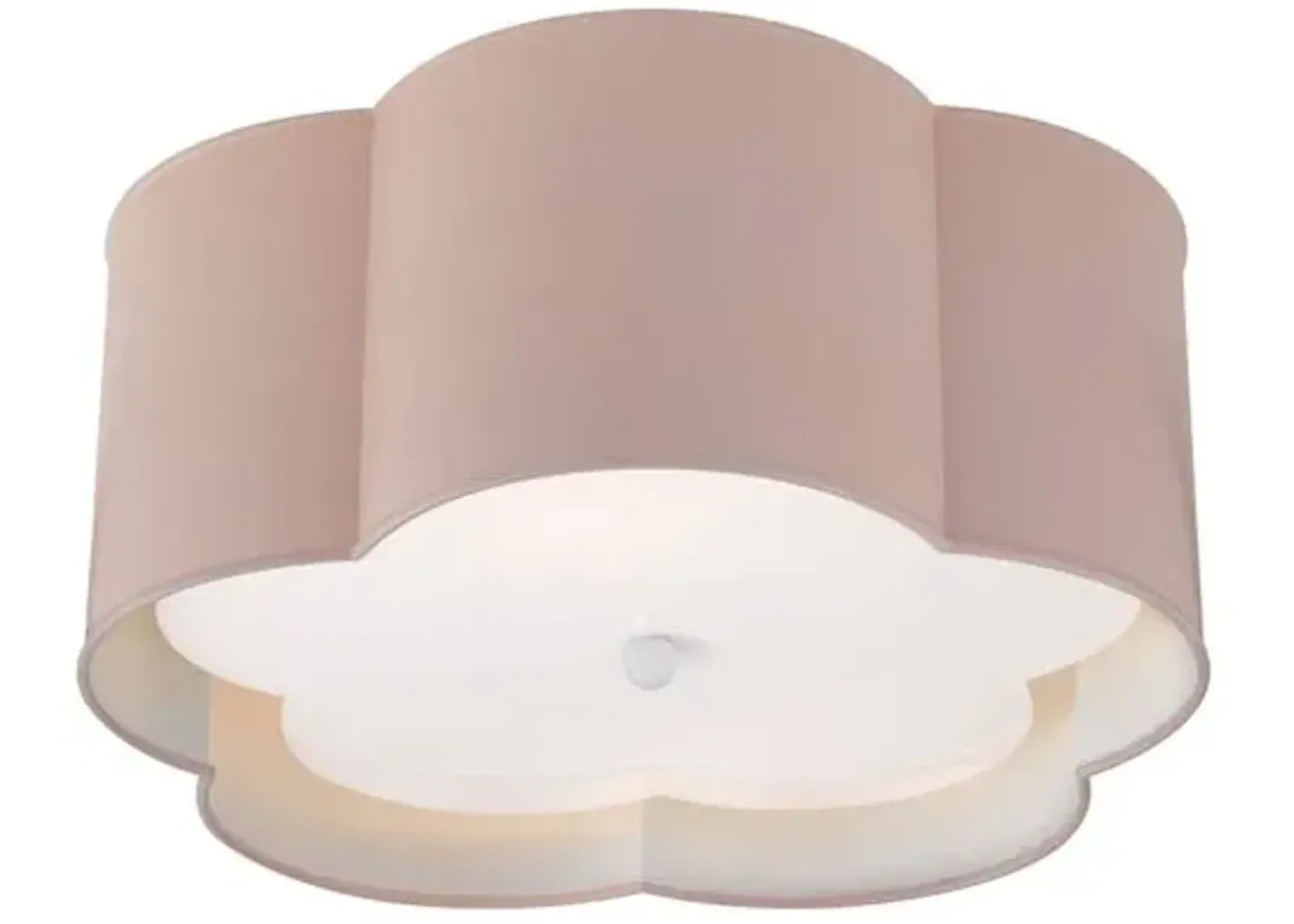 Visual Comfort - Bryce Medium Flush Mount - Pink