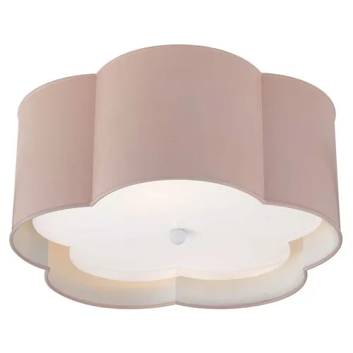 Visual Comfort - Bryce Medium Flush Mount - Pink