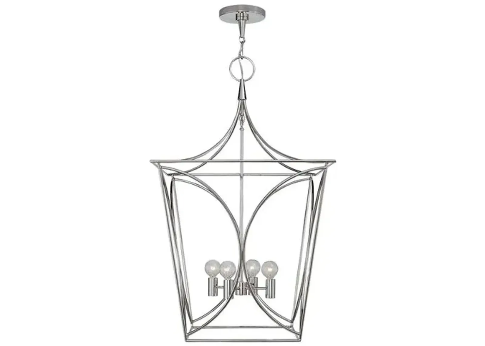 Visual Comfort - Cavanagh Medium Lantern - Silver